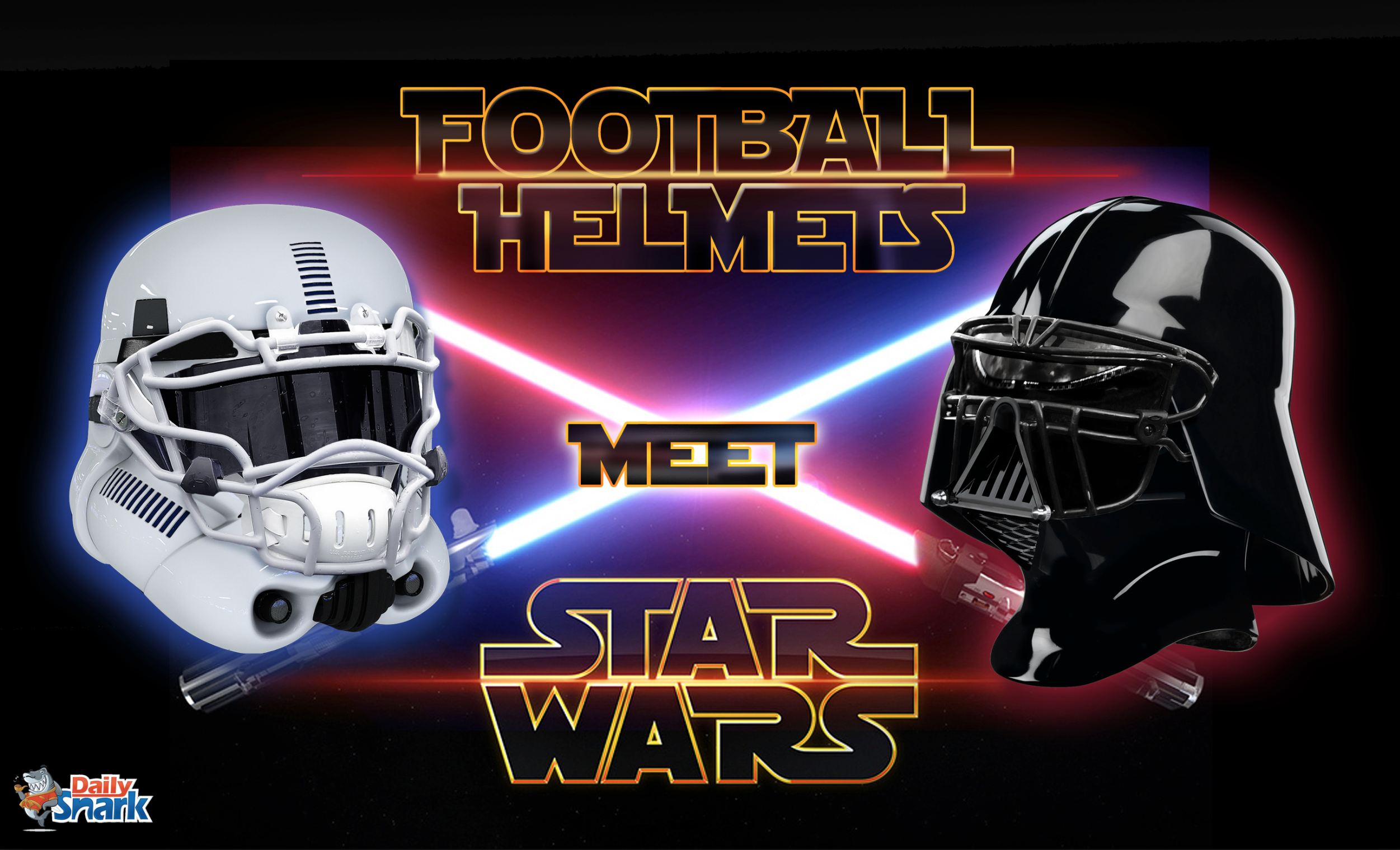 Football Helmets X Star Wars - Daily Snark