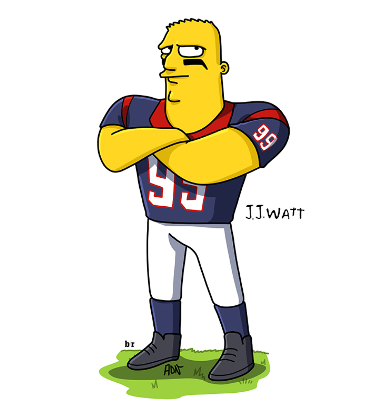 NFL Players Get Simpsonized - Daily Snark