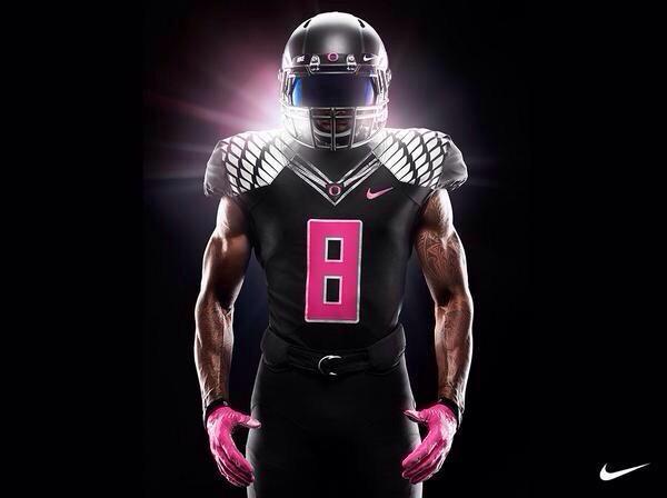 Oregon Unveils Their New Breast Cancer Awareness Uniforms - Daily Snark