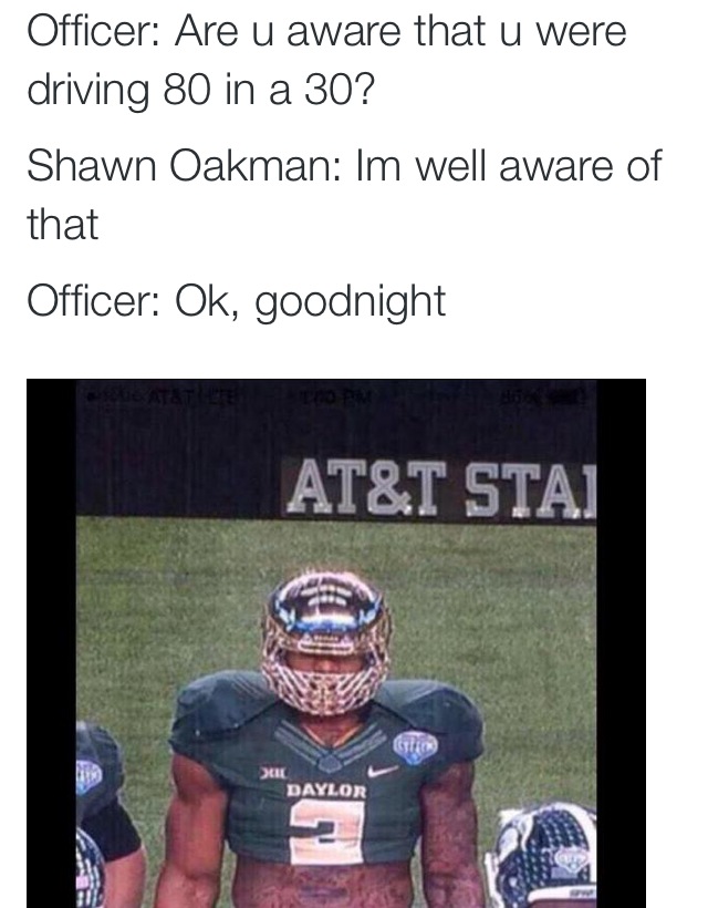 Baylor's Shawn Oakman Memes Are Blowing Up The Internet - Daily Snark