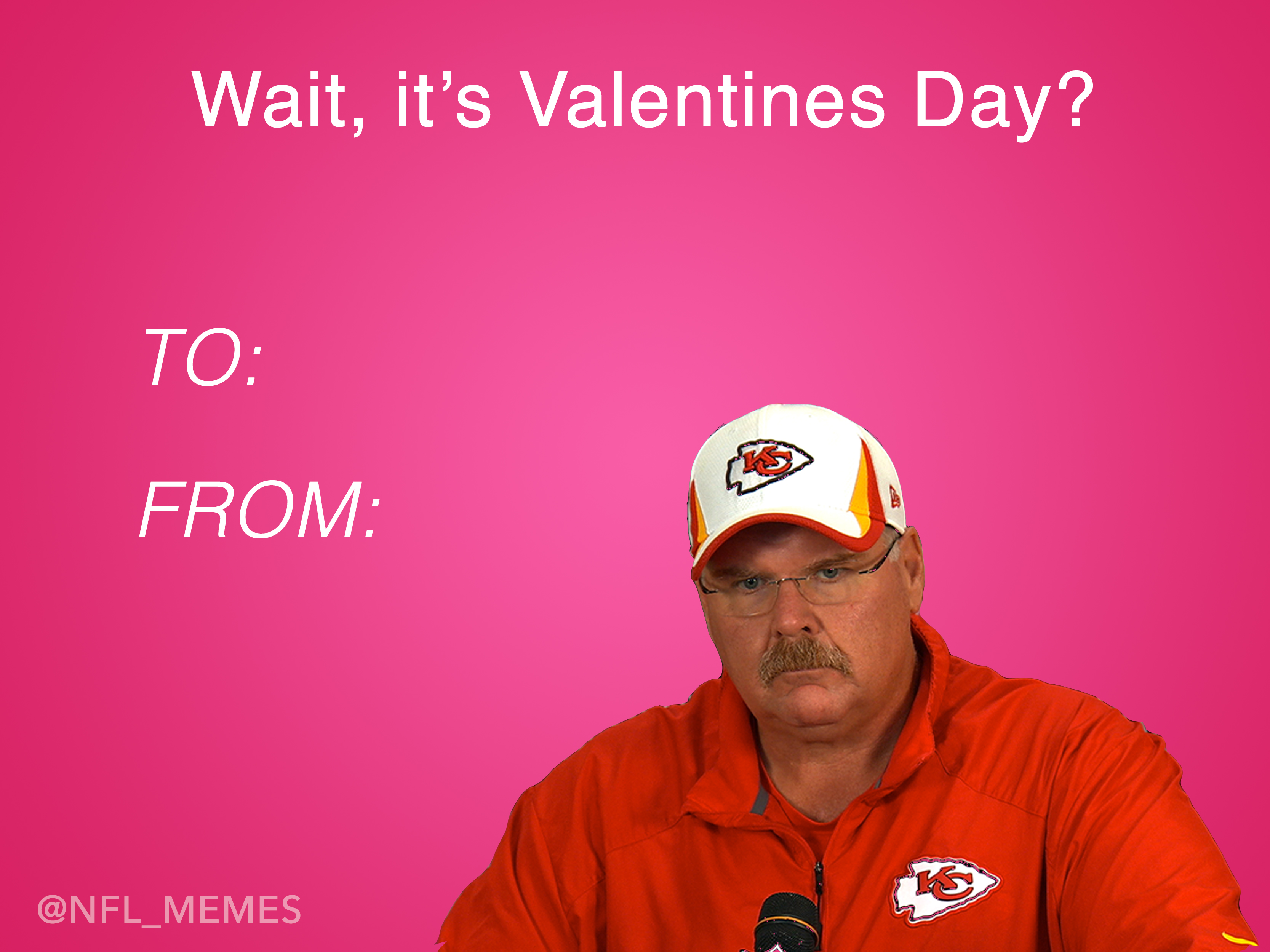 This Year's Batch Of NFL Themed Valentines Day Cards - Daily Snark3334 x 2500