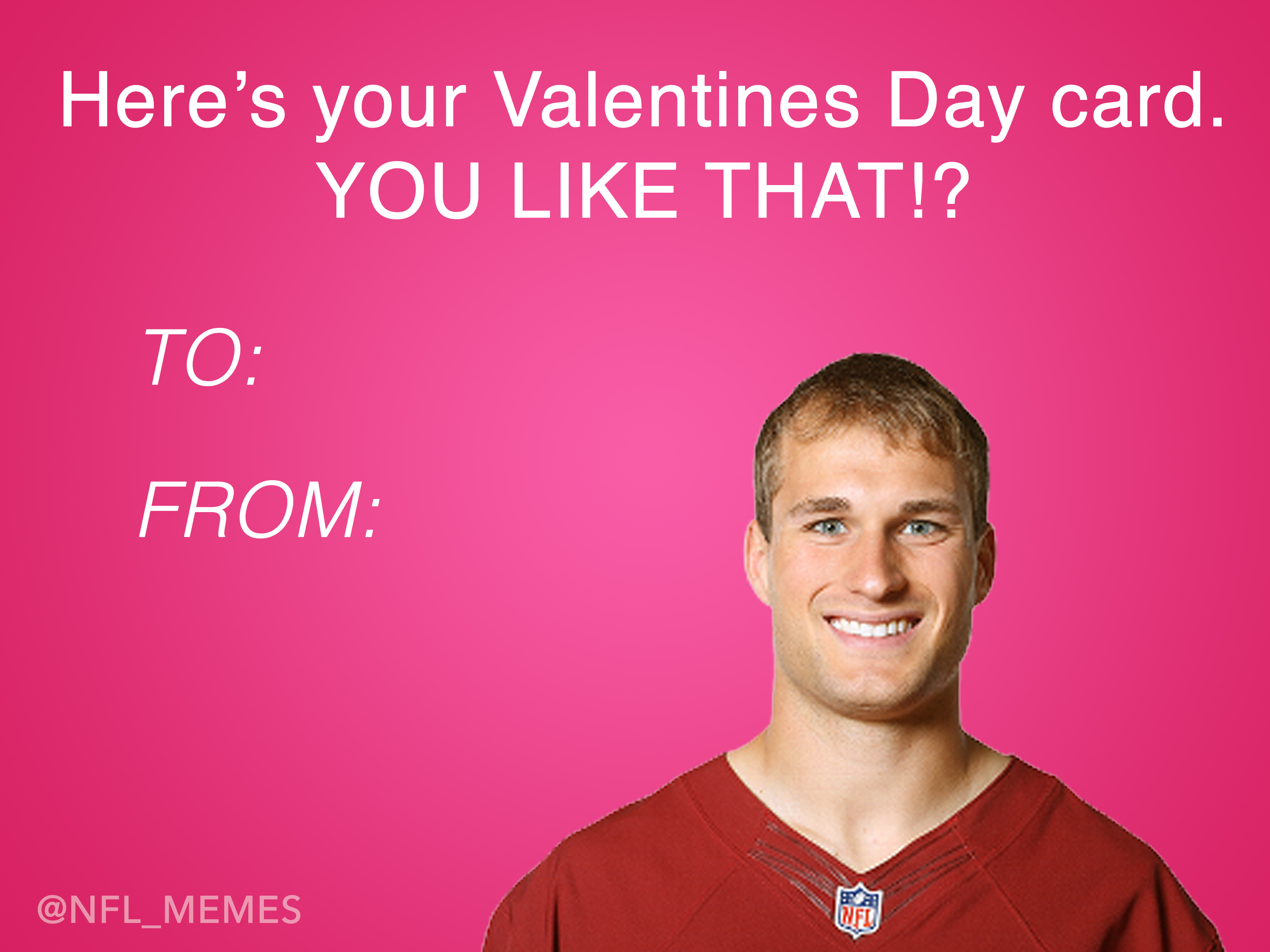 This Year's Batch Of NFL Themed Valentines Day Cards - Daily Snark