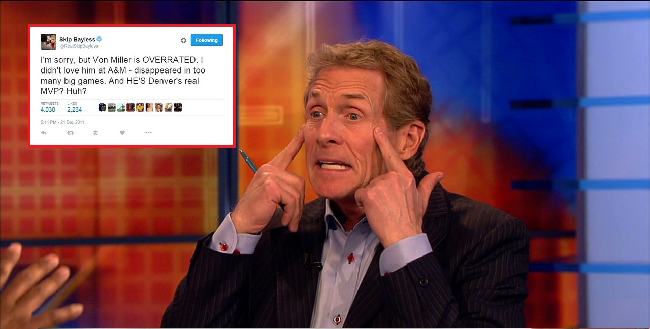 Skip Bayless Made A lot of Stupid Predictions During The 2016 NFL