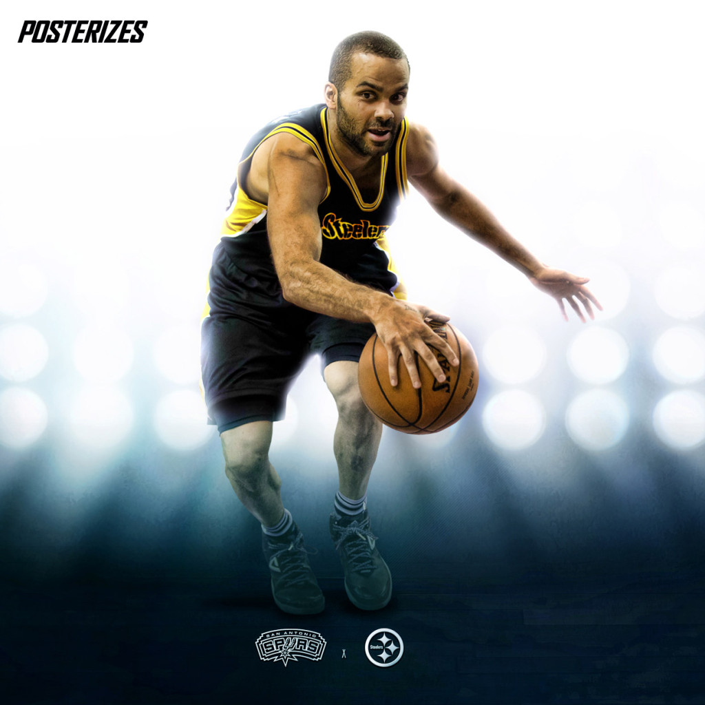 Designers Create Awesome NBA Player x NFL Team Mashup - Daily Snark1024 x 1024