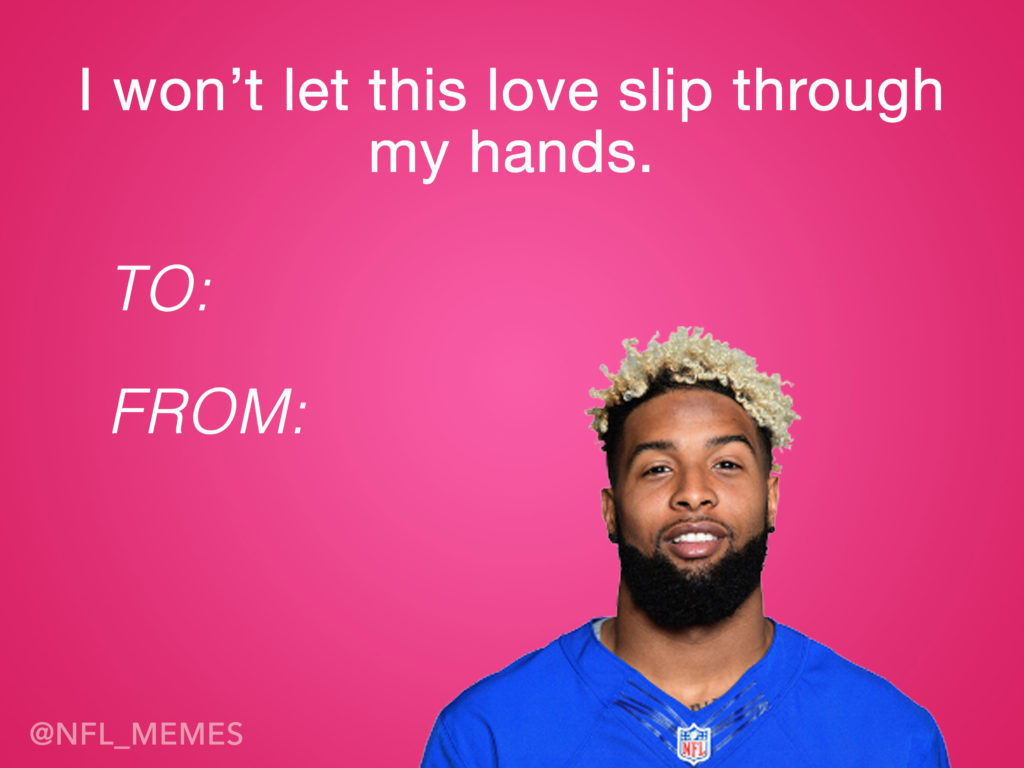 Here's This Year's Batch Of Hilarious NFL Valentine's Day Cards - Daily Snark1024 x 768