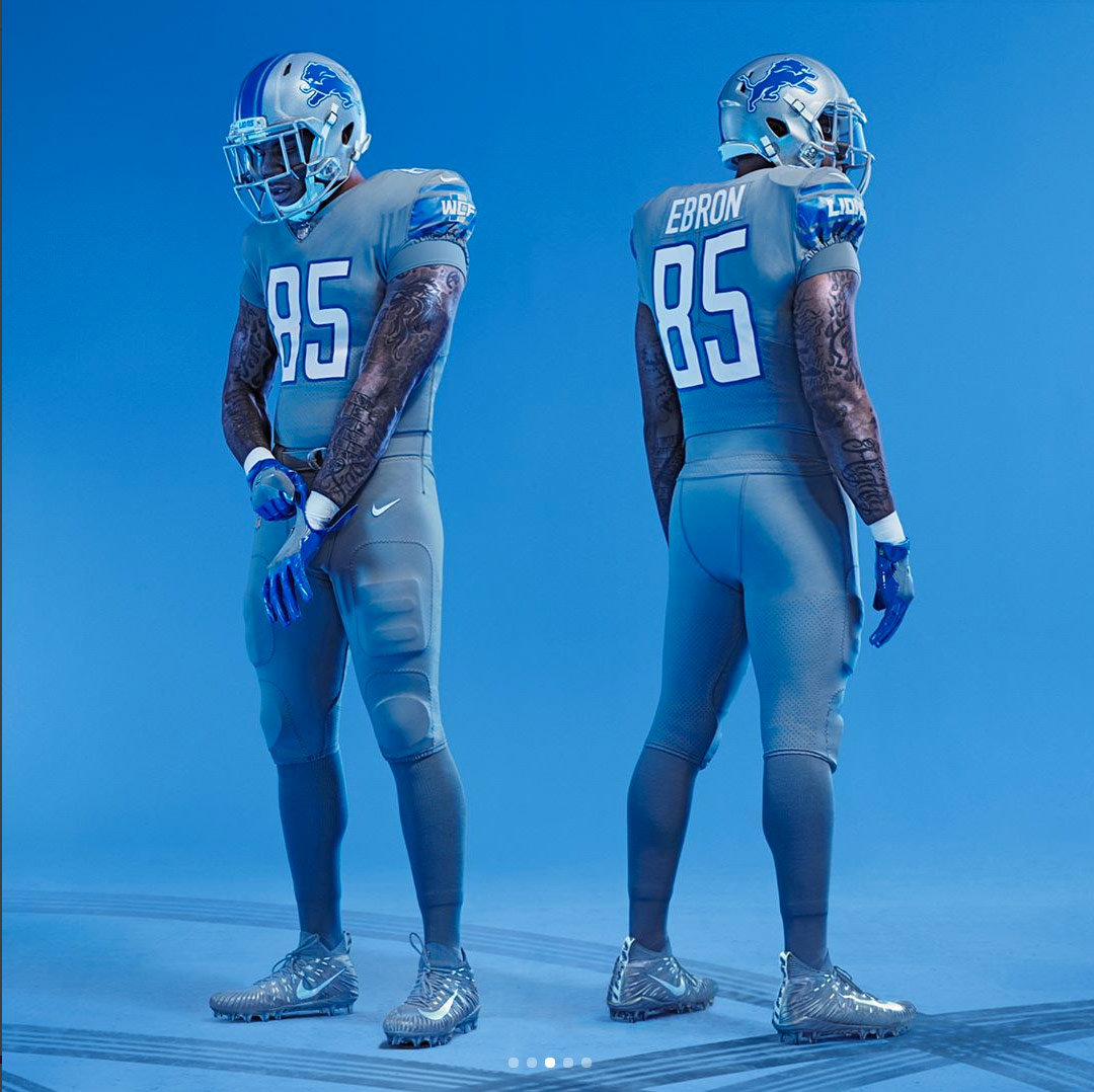 The Detroit Lions Unveil Their New Uniforms Daily Snark