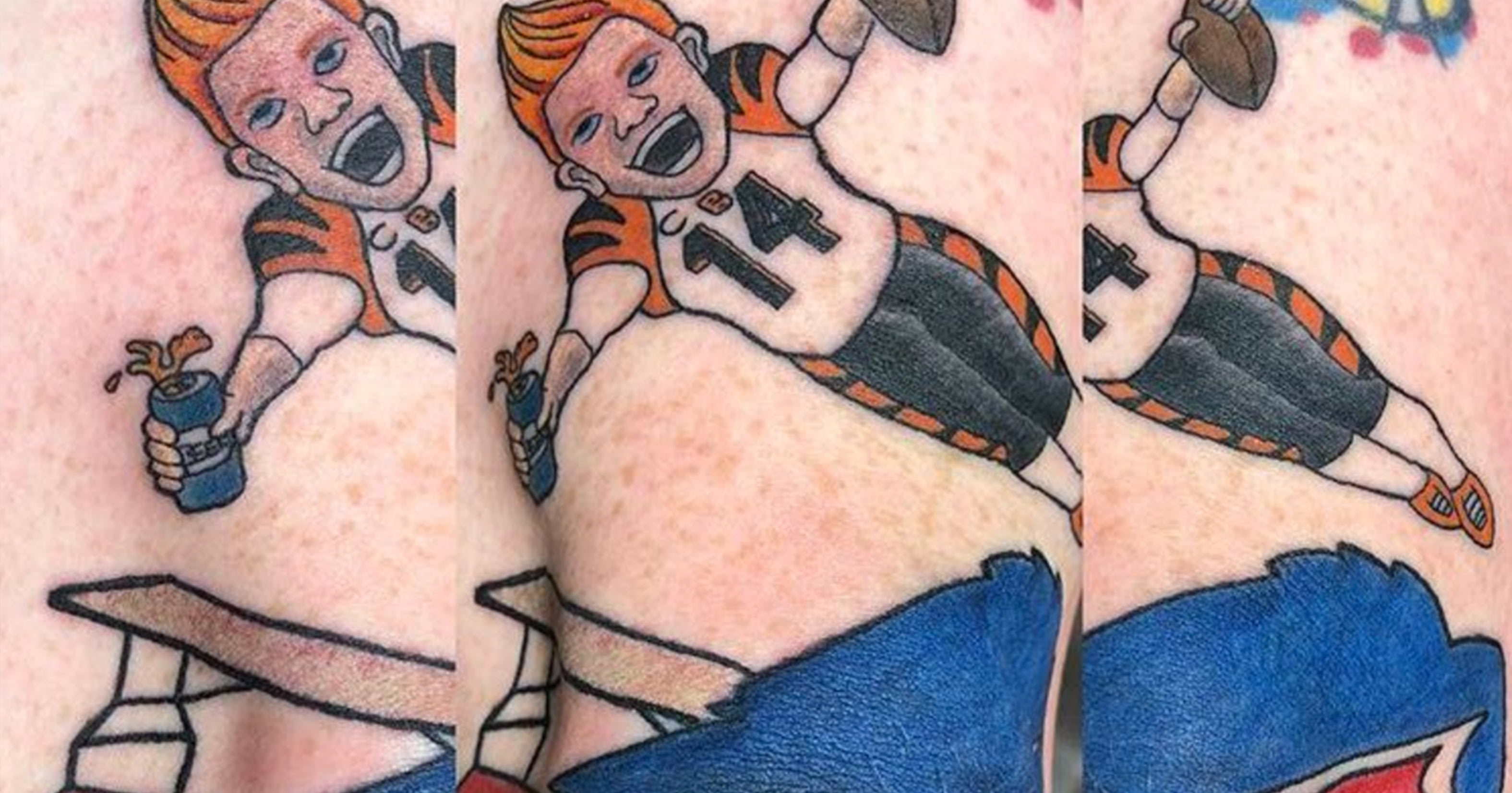 Buffalo Bills Fan Gets Tattoo Of Andy Dalton Throwing ...