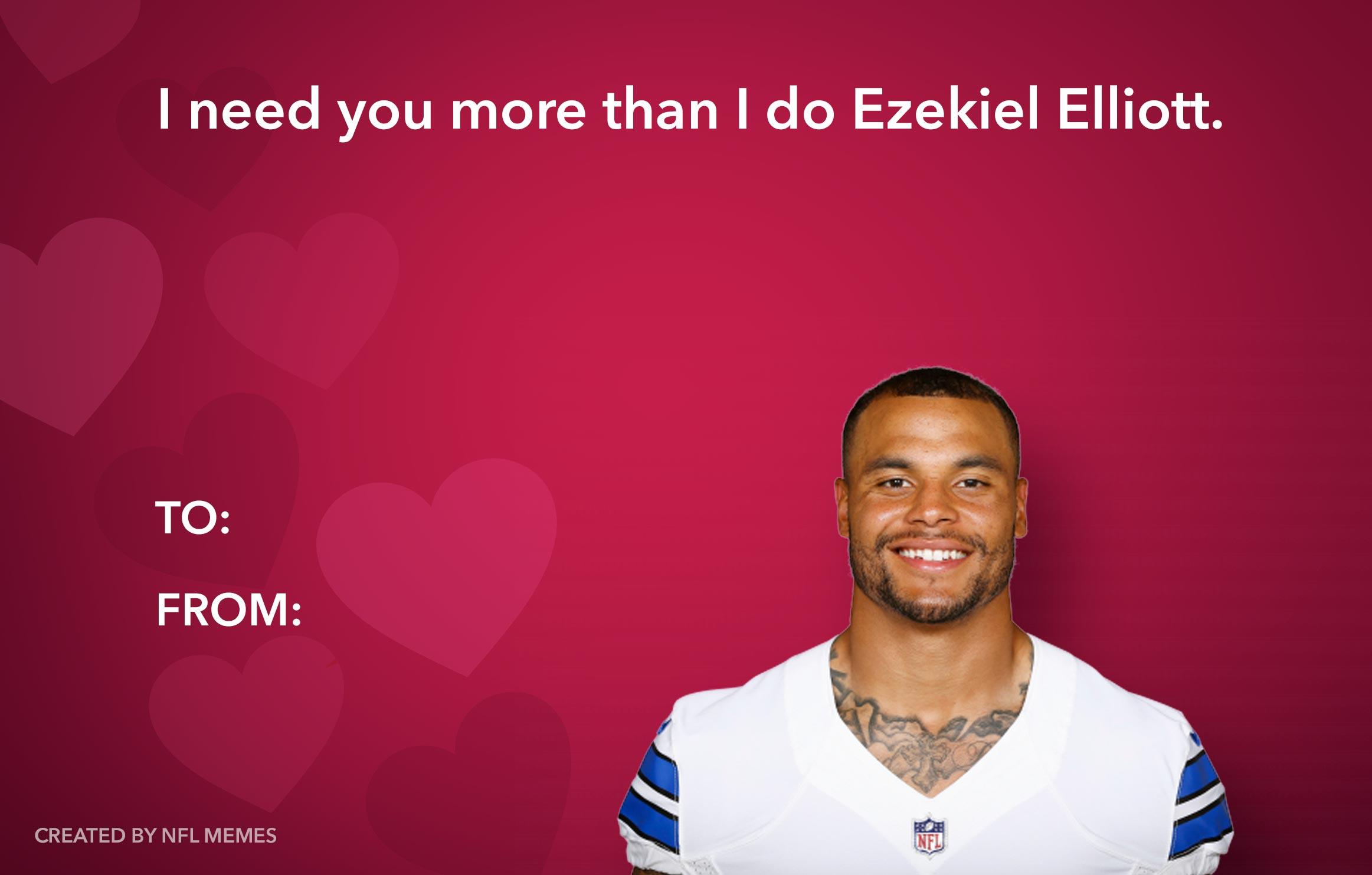 Here’s This Year’s Batch Of Hilarious NFL-Themed Valentine’s Day Cards (PICS)