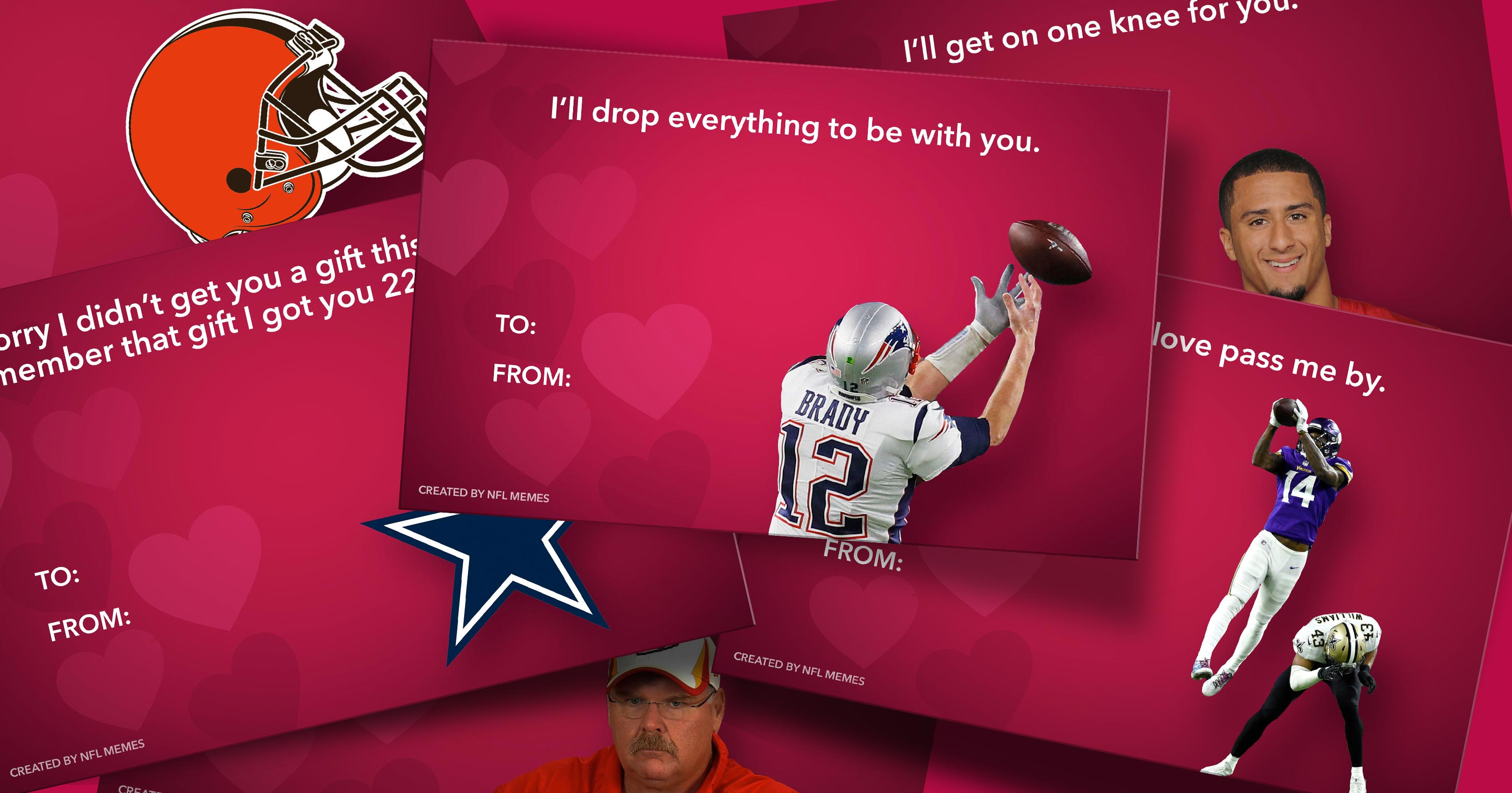 Here’s This Year’s Batch Of Hilarious NFL-Themed Valentine’s Day Cards (PICS)3150 x 1652