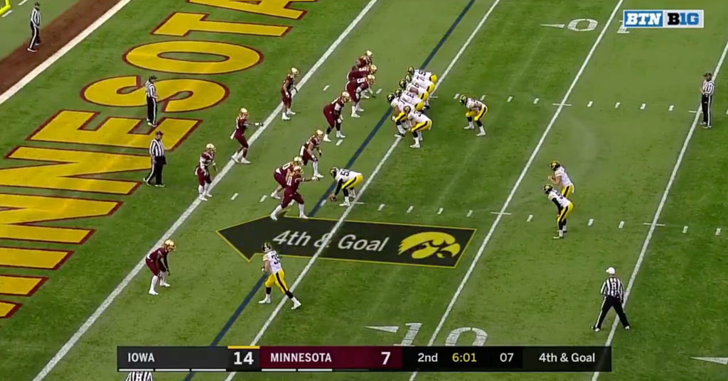 Iowa Runs One Of The Coolest Trick Plays You'll Ever See To Score Fake