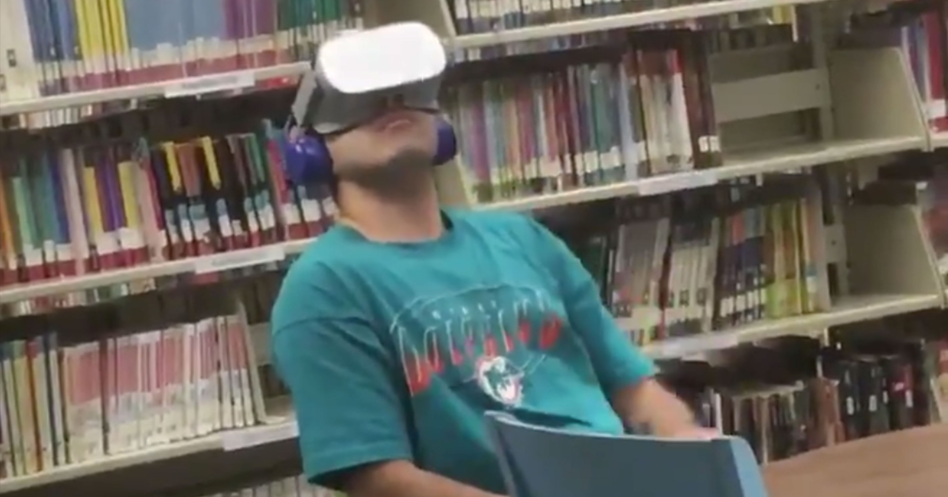 Dolphins Fan Caught Watching Virtual Reality Porn In Library After