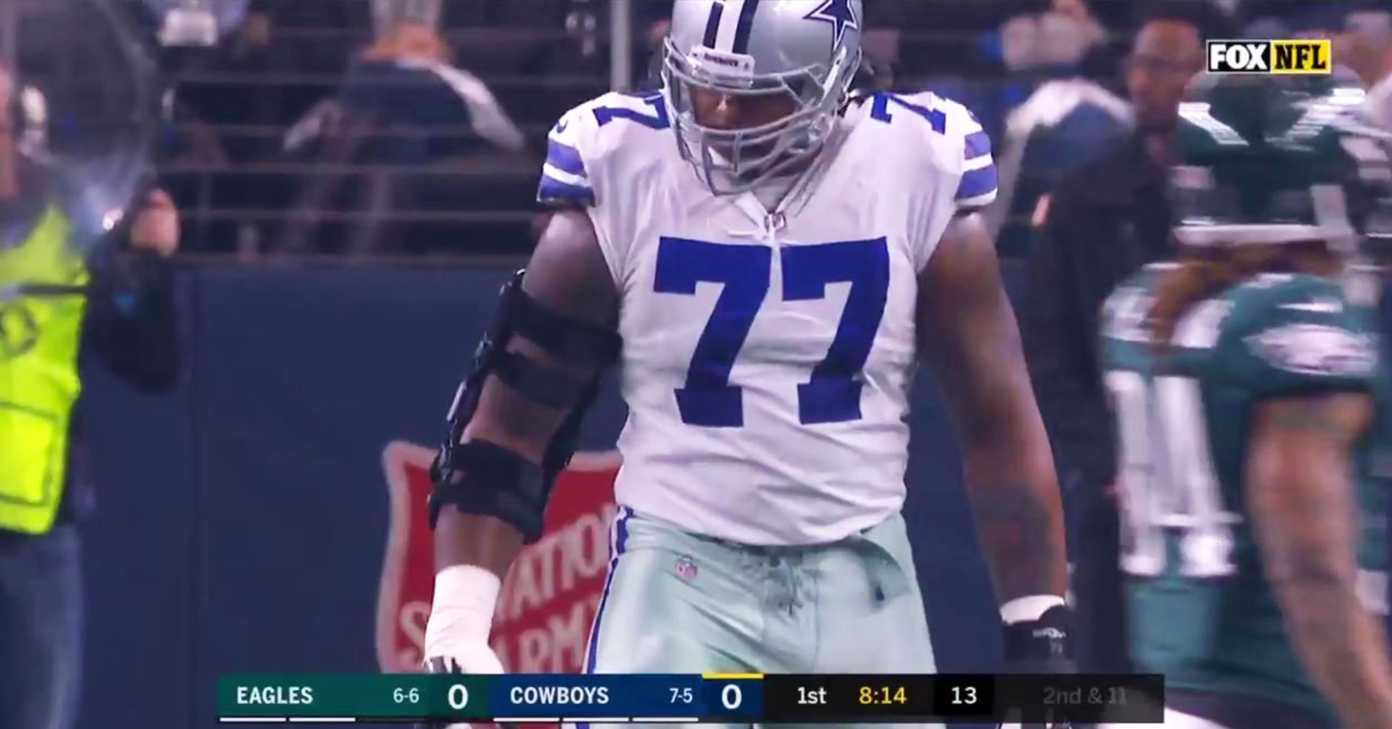 6'5", 325lb. Cowboys Lineman Tyron Smith Is So Big He Has To Wear A