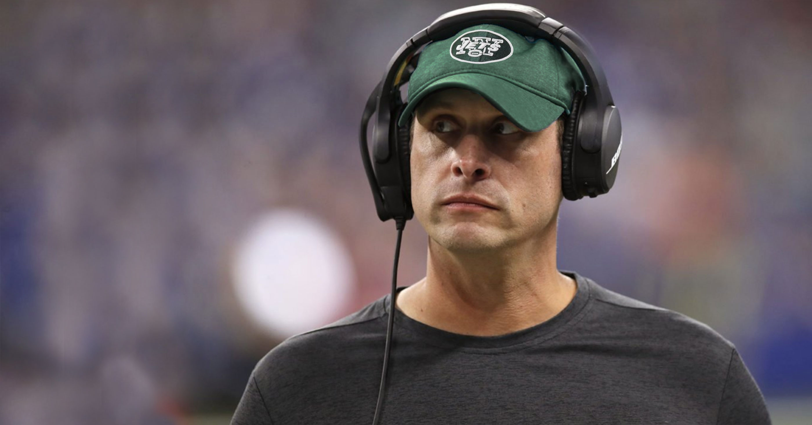 Image result for ADAM GASE IN A NY JETS HAT