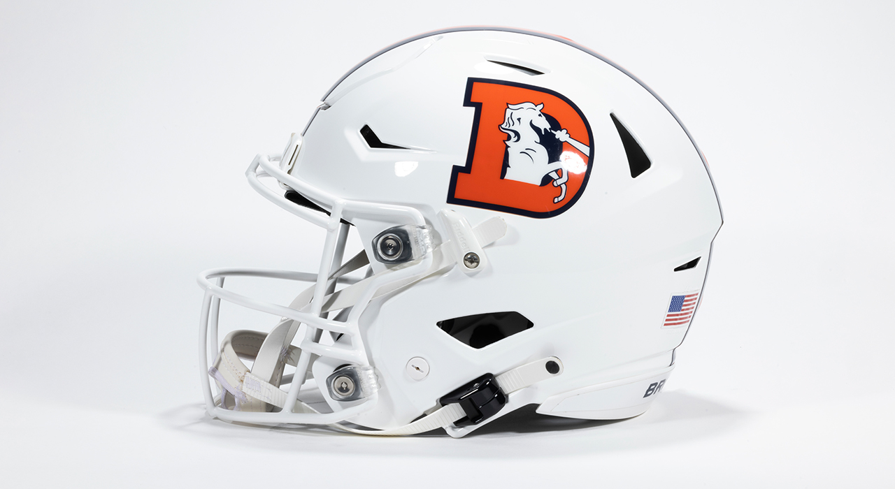 Denver Broncos Unveil Snowcapped Throwback Helmets To Pair With Retro