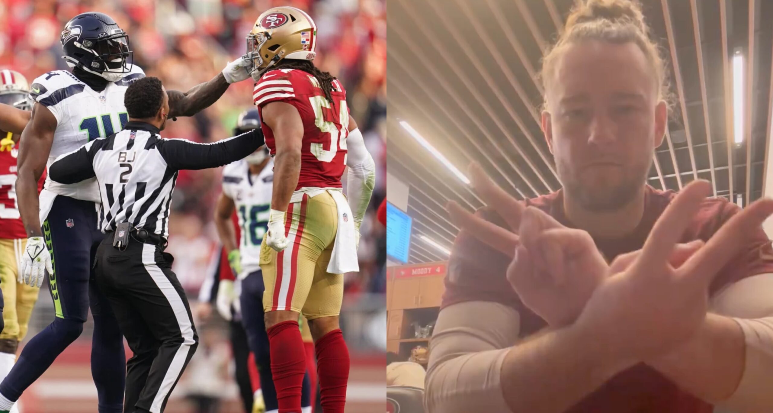 Ers Long Snapper Sends Nsfw Sign Language Message To Dk Metcalf F K