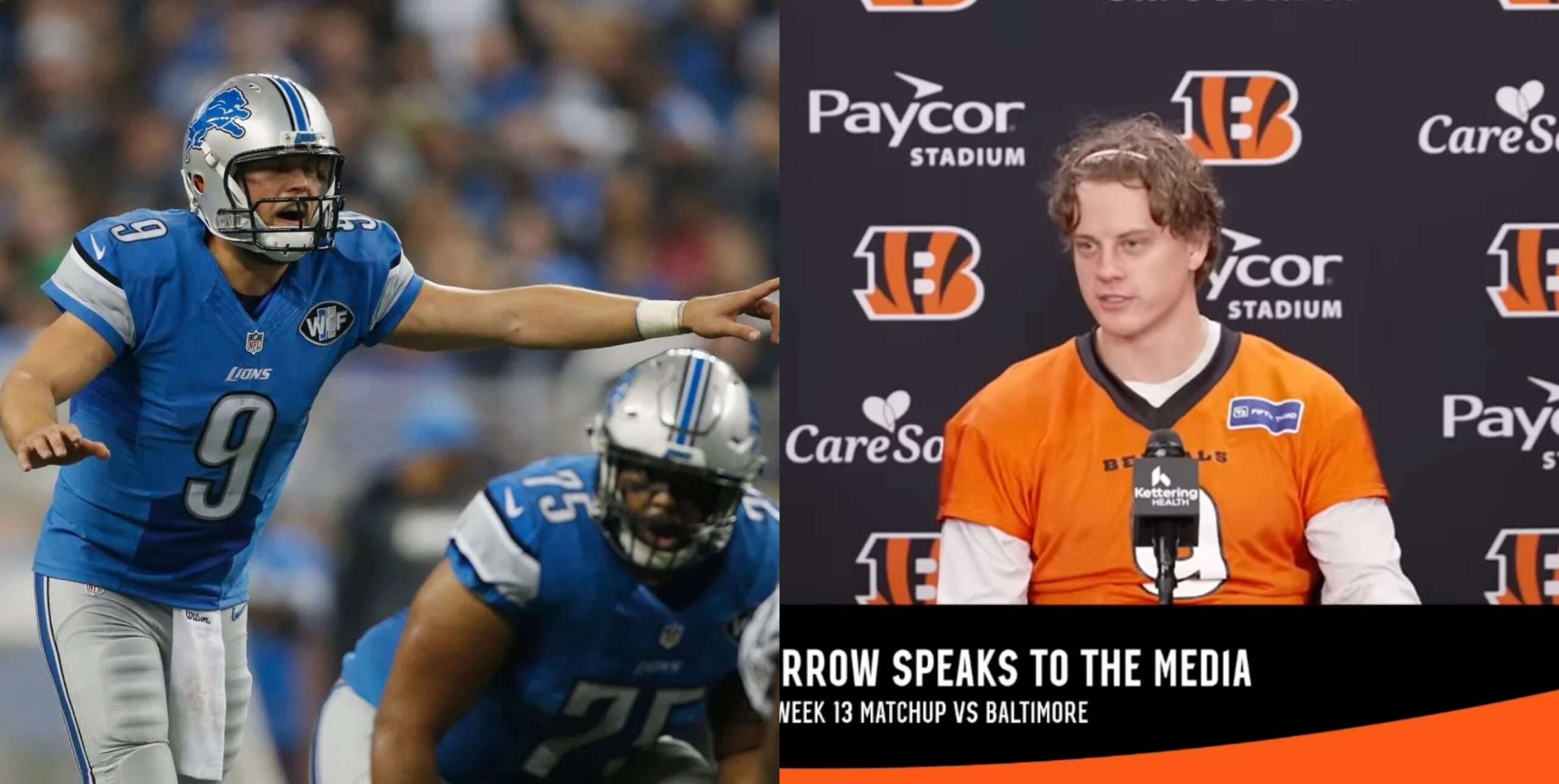 Bengals’ Joe Burrow Trolls Detroit Lions With Matthew Stafford Thanksgiving Memories