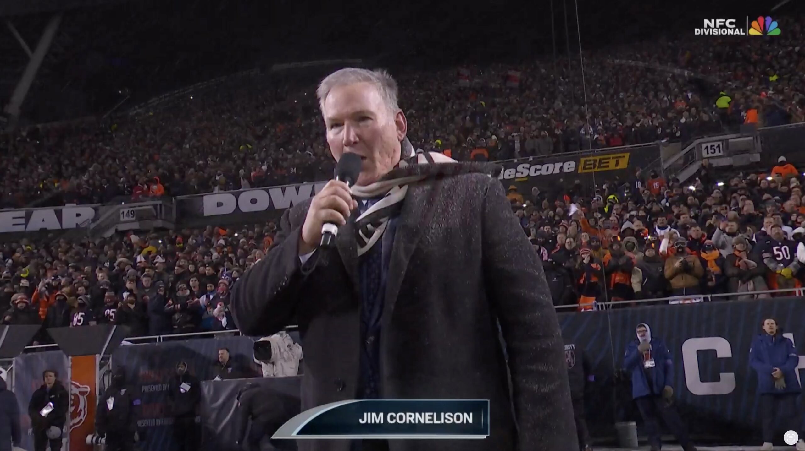 Chicago Legend Jim Cornelison Gets Solider Field Hype With The National Anthem (VIDEO)