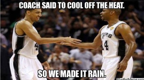 Danny Green and Gary Neal during Game 3!