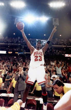 Michael-Jordan-Celebrating-an-NBA-Championship