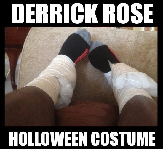 Derrick Rose Halloween
