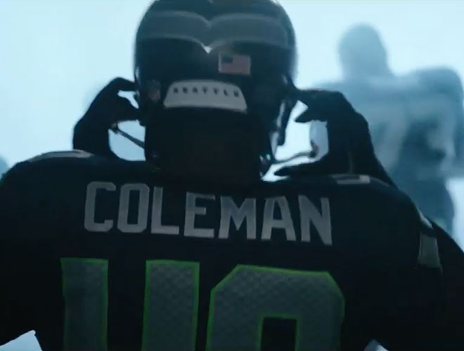 EXCLUSIVE: Seahawks' Derrick Coleman surprises hearing-impaired