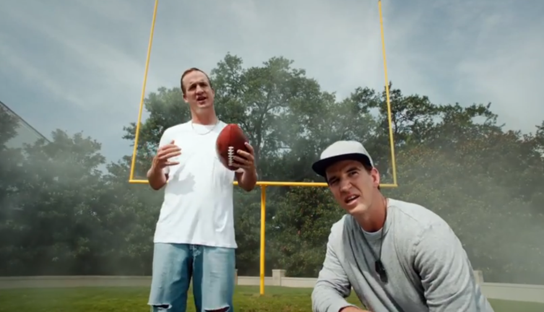 Peyton & Eli Manning Rap "Fantasy Football Fantasy" for Direc...