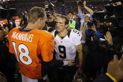 Peyton Manning, Drew Brees