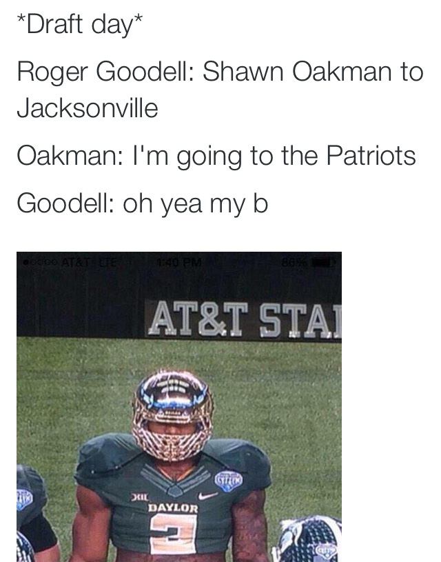 Baylor's Shawn Oakman Memes Are Blowing Up The Internet - Daily Snark.