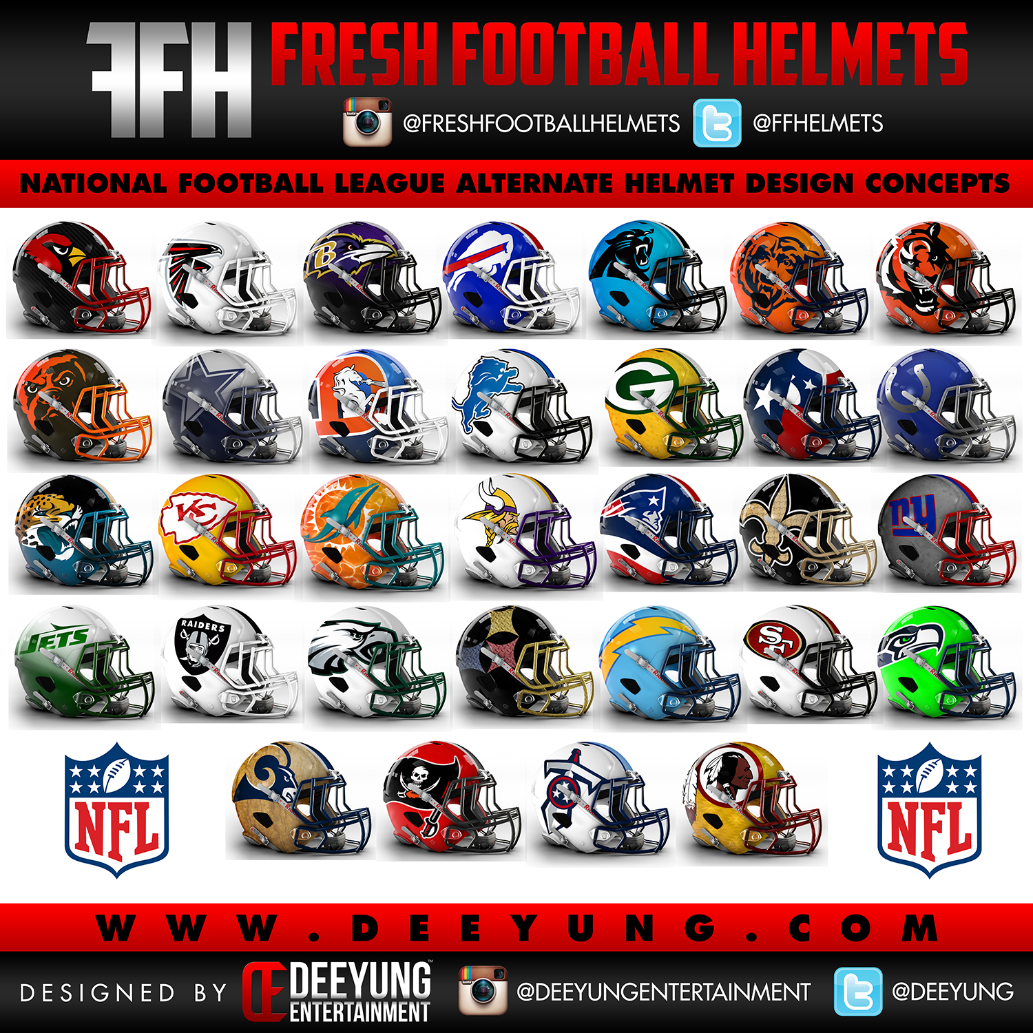 32 Futuristic NFL Helmet Concept Designs That Are 110% Cool   www.qwickaidsports.com