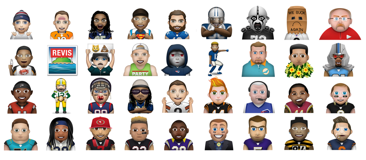 An NFL Emoji Keyboard Is Now Here, And It's Awesome Daily Snark