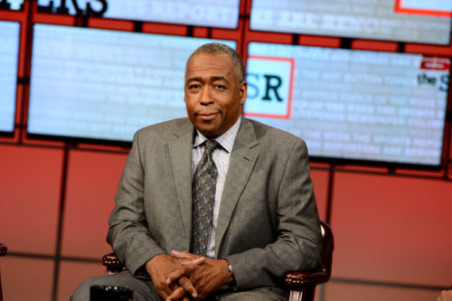 Bristol, CT - May 12, 2013 - Studio A: John Saunders on the set of The Sports Reporters (Photo by Joe Faraoni / ESPN Images)