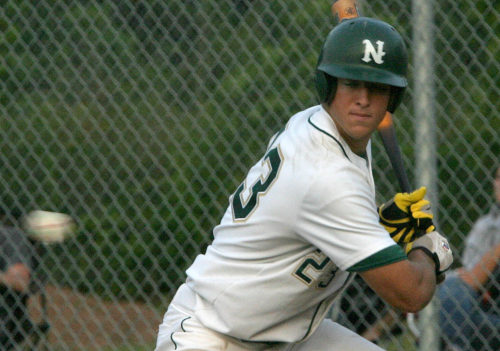 05/11/05......Gary Wilcox/staff.....Nease High School Baseball player Tim Tebow (23) at the Champinship game at Nease High School last Tuesday. Nease won 6 to 1.