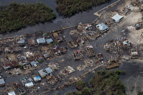 Damage from Hurricane Matthew is seen from the air along the west coast of Haiti, October 6, 2016. Picture taken October 6, 2016. Logan Abassi, courtesy of UN/MINUSTAH/Handout via REUTERS ATTENTION EDITORS - THIS IMAGE WAS PROVIDED BY A THIRD PARTY. EDITORIAL USE ONLY. NO RESALES. NO ARCHIVE. TPX IMAGES OF THE DAY - RTSRB4H