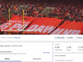 Cleveland Browns fans hold Perfect Season Parade to mark winless season