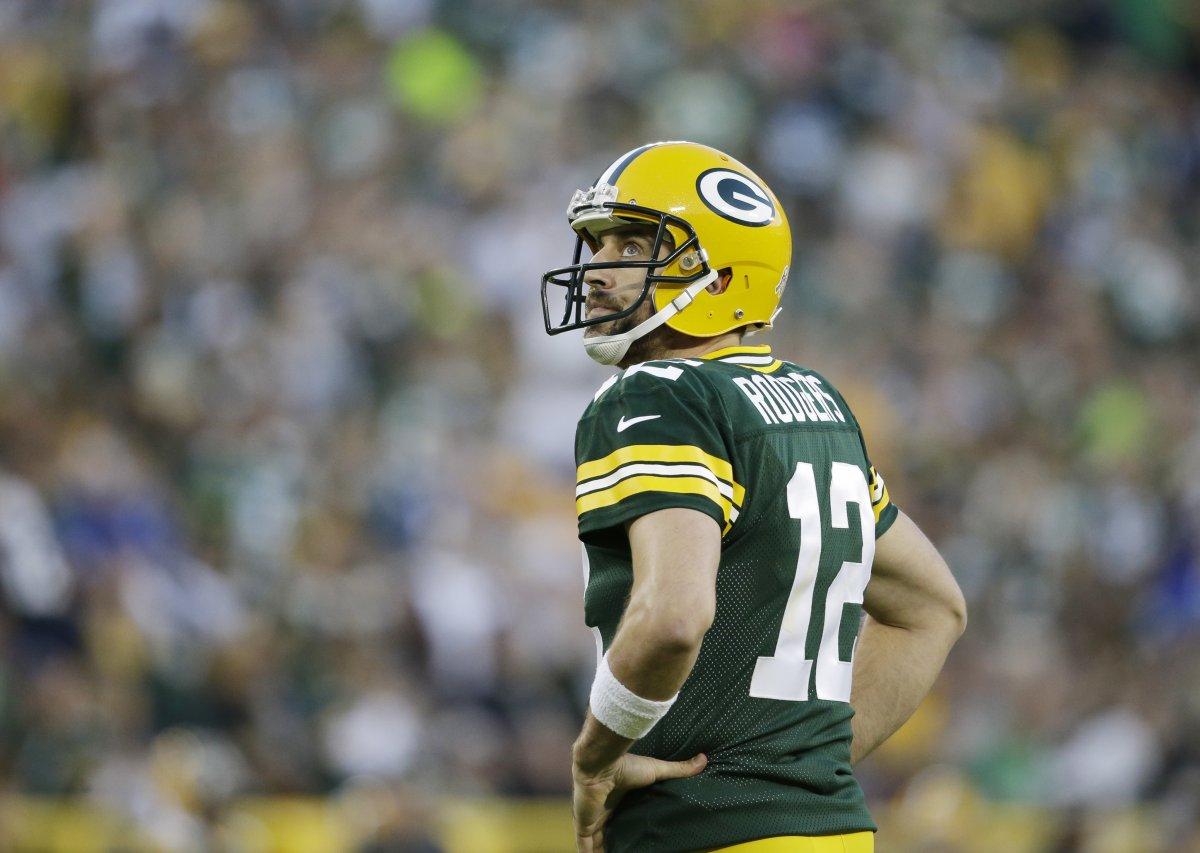 Aaron Rodgers breaks out all-denim look once again for Packers lunch