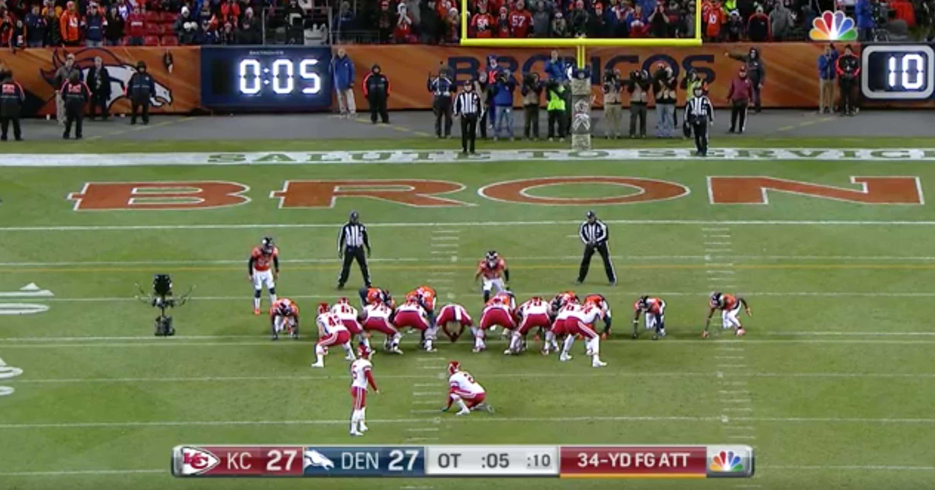 Chiefs Kick gameWinning FG Off Upright, Somehow Goes In With 1 Second