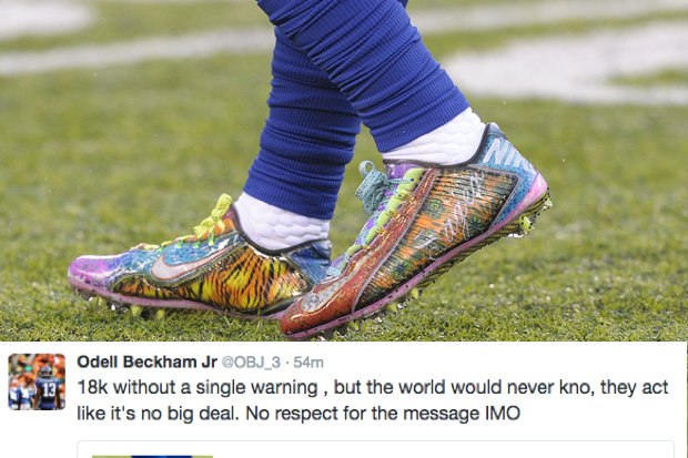 NFL Proves Double Standard Exists By Fining Odell Beckham Jr For ...