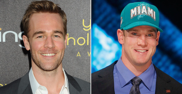 Dolphins QB Ryan Tannehill - James Van Der Beek 