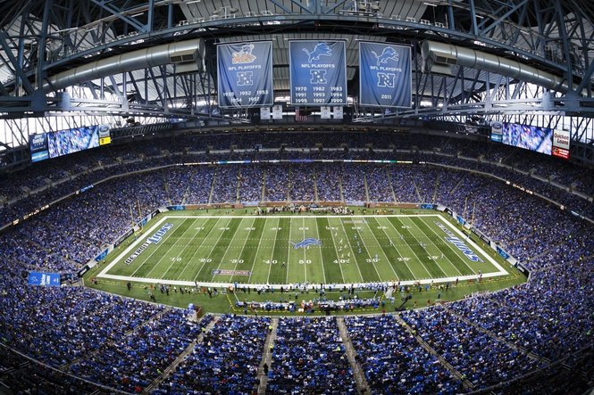 Detroit Lions Decide To Take Down 'Playoff Appearance' Banners From Ford  Field Rafters - Daily Snark