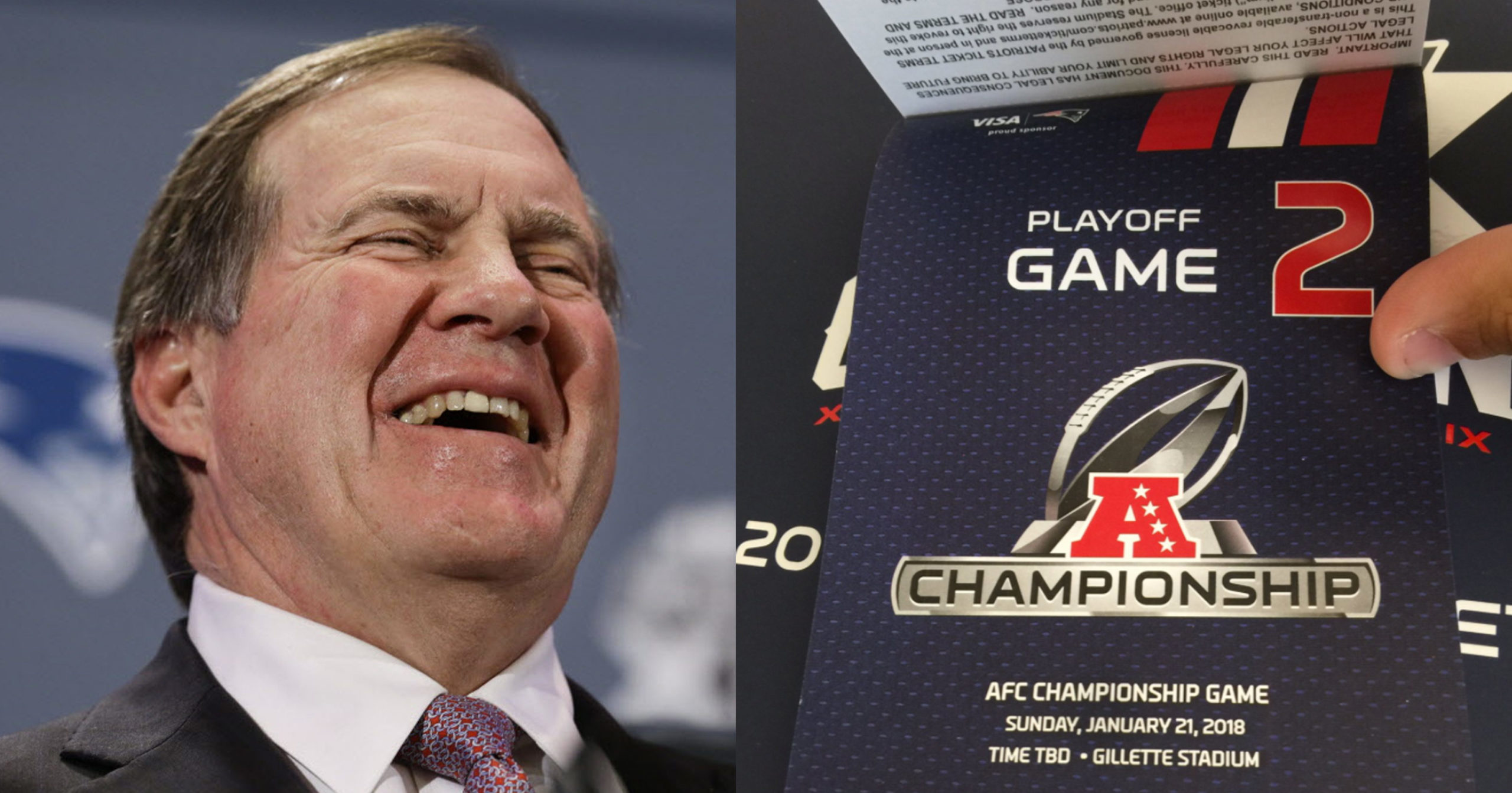 The Patriots Have Already Sent Out AFC Championship Game Tickets To