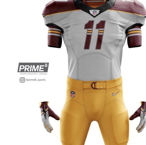 Designer Creates Awesome Concept Uniforms For The Washington Redskins ...