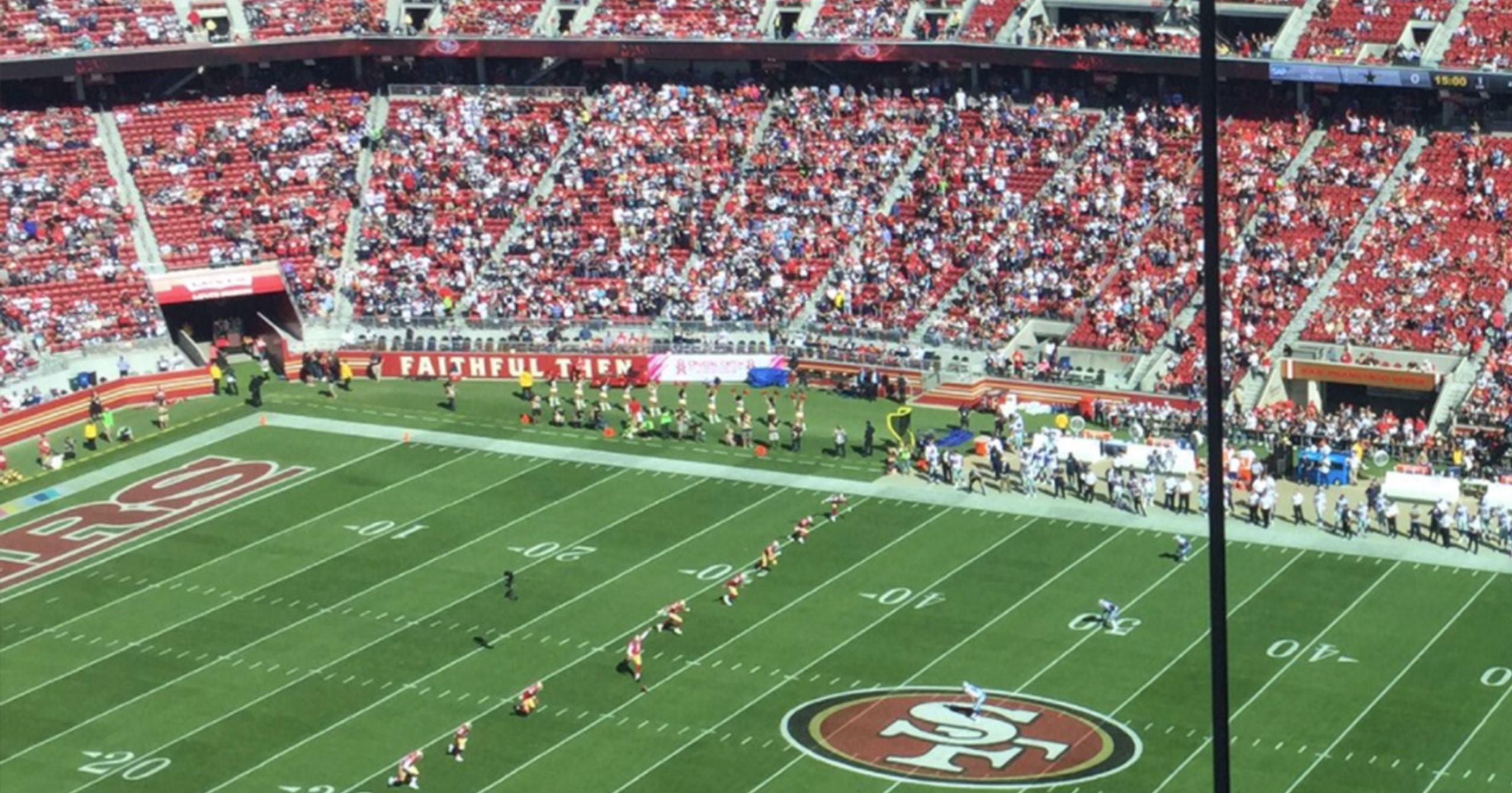 LOOK: Cowboys stadium is full of 49ers fans 