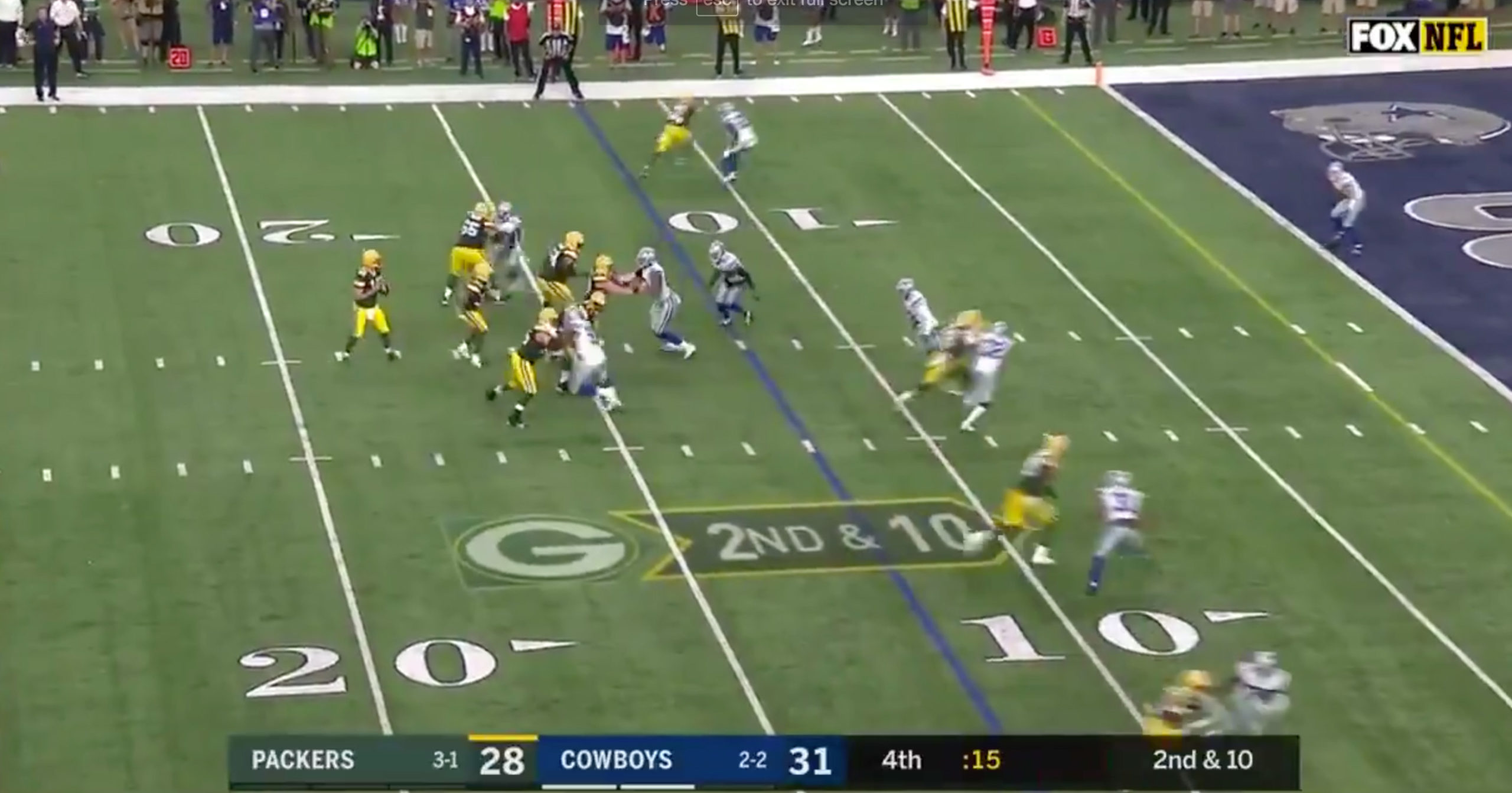 Aaron Rodgers' Game-Winning TD Pass To Beat The Cowboys Is Even Better ...