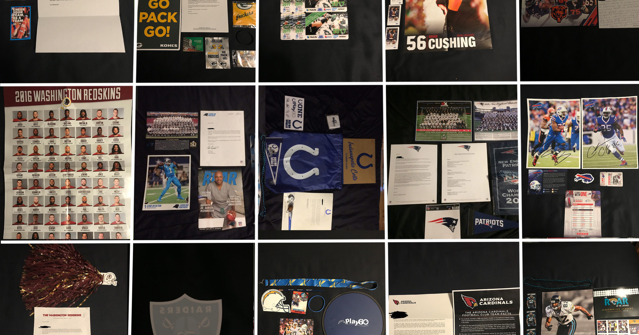 12-year old writes letter to all 32 NFL teams, only Panthers respond 