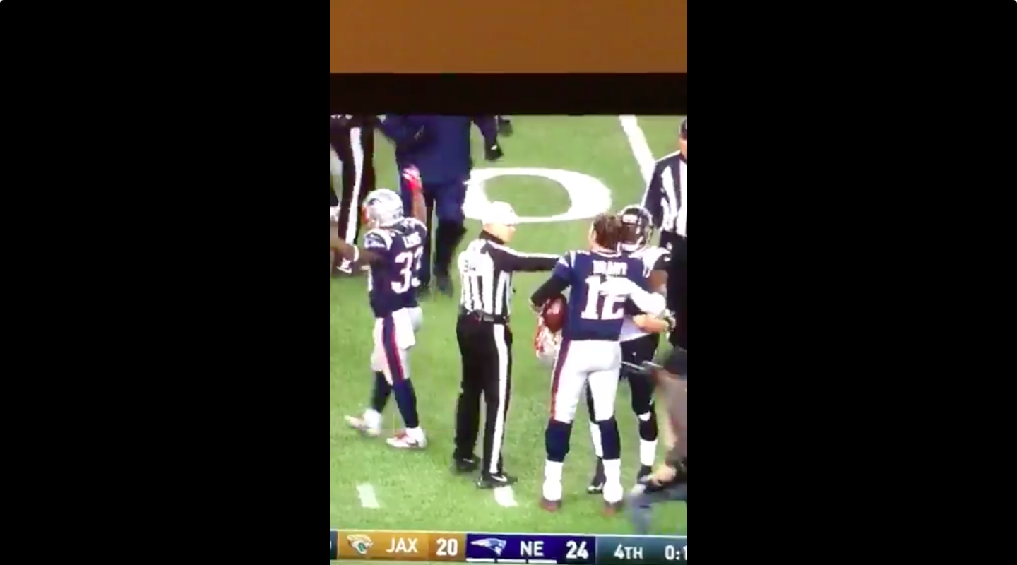 VIDEO: First Person To Congratulate Tom Brady After AFC Champ. Game Win ...