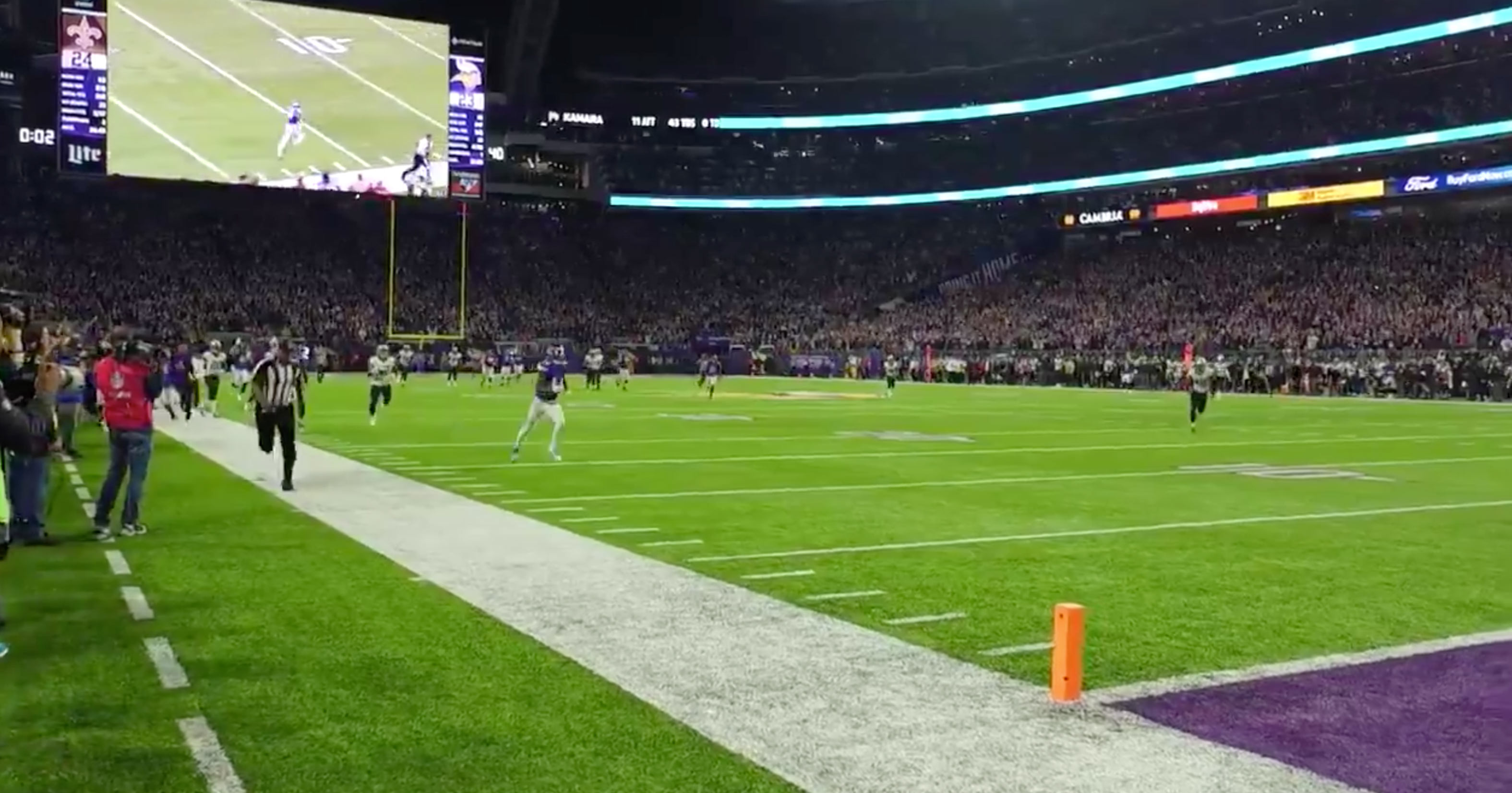 Sound Of Crowd During Vikings GameWinning TD From