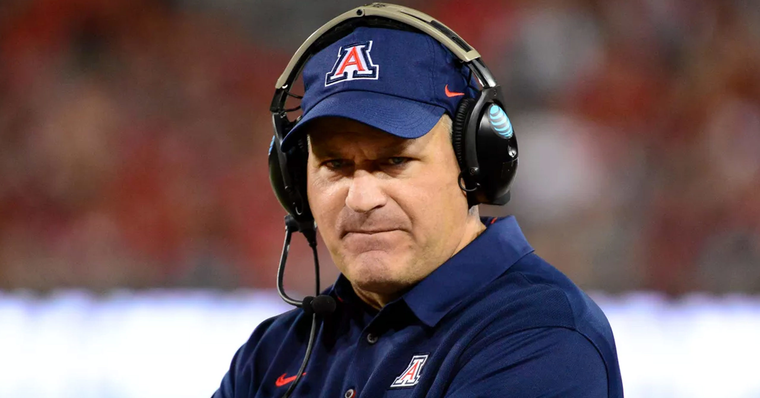 Rich Rodriguez Had His Wife And Girlfriend On The Arizona Sideline At ...