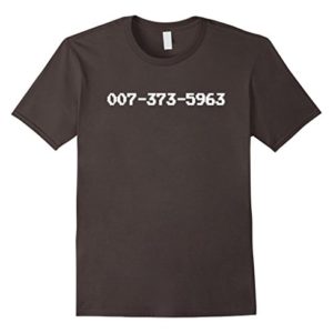 007-373-5963 Mike Tyson Punch Out Code Shirt
