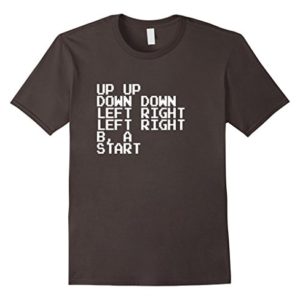 Up Up Down Down Left Right Left Right B A Start Shirt
