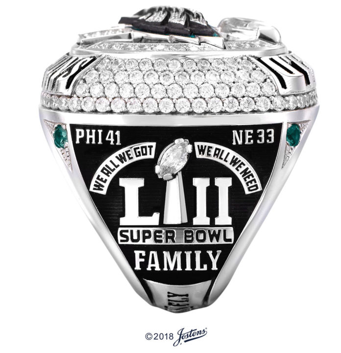 Philadelphia Eagles Unveil Their Super Bowl Rings Complete With 219